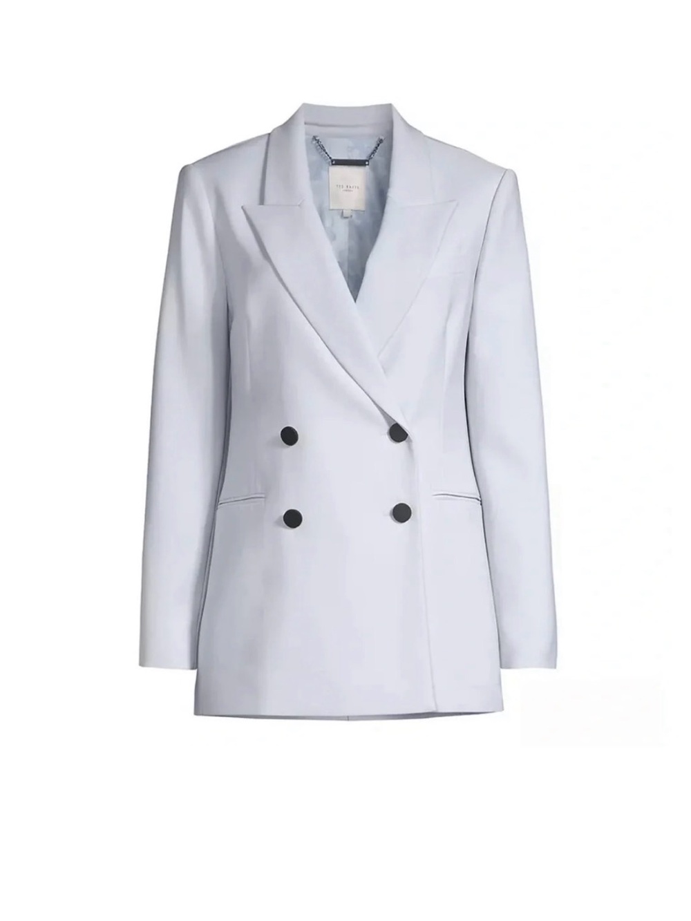 Ted Baker Double-Breasted Pale Blue Blazer. Size medium. Like new!